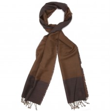 Plain Reversible Scarf (Brown and Coffee)
